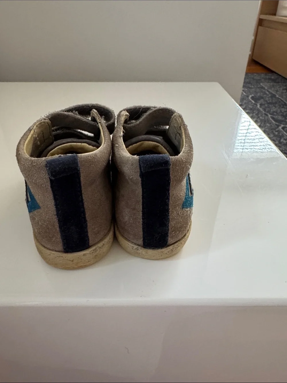 Falcotto Kids Casual Double-Strap Sneakers in Brown Size EU 20